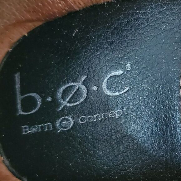 BOC WOMEN'S LEATHER CLOGS SIZE 8 BLACK - Picture 7 of 7